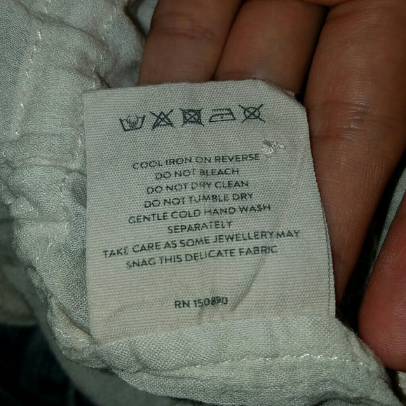 New spell Maggie embroidered blouse top taupe XXS - Picture 7 of 8